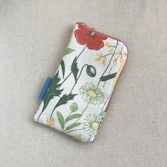 スマホポーチ　メガネケース　ペンケース　ヴィンテージ　野の花