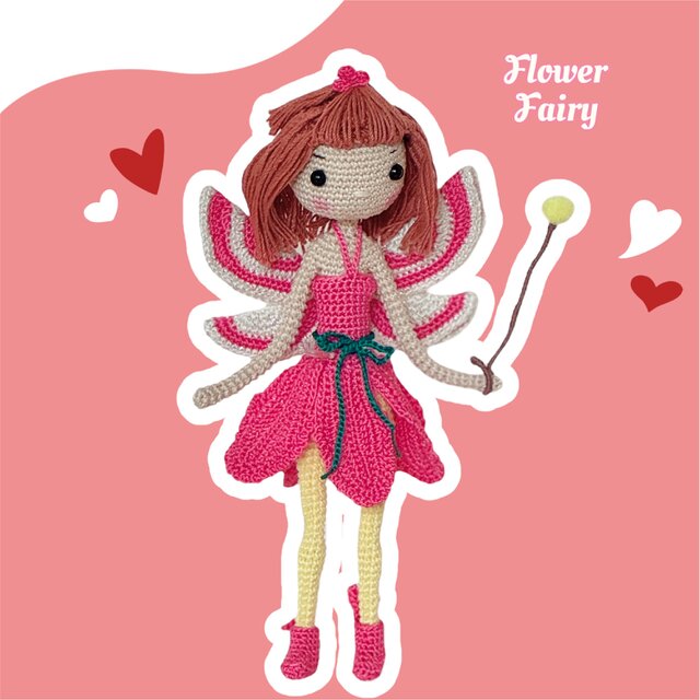 あみぐるみ・妖精 Flower Fairy | iichi 日々の暮らしを心地よくする
