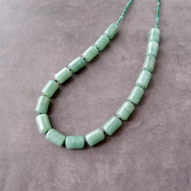 Aventurine × Verdite Necklace／アベンチュリン×ヴァーダイト ネックレス