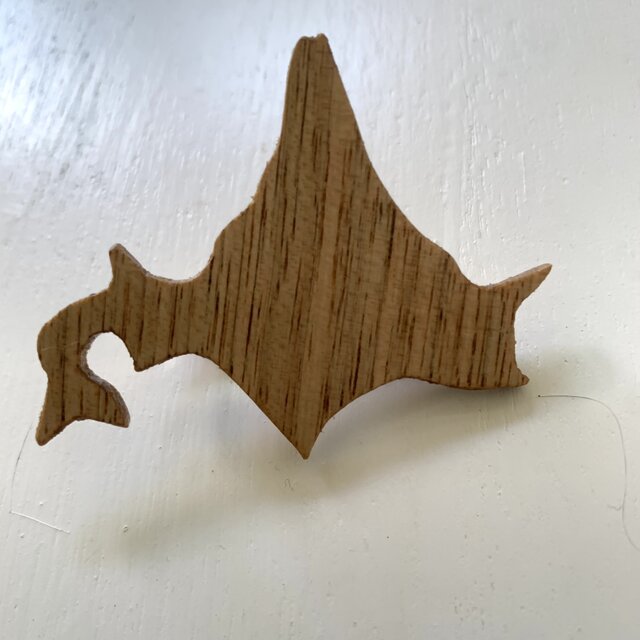 北海道ブローチ