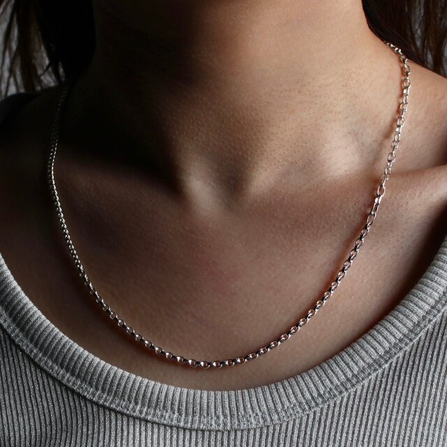 Three type chain necklace / SV925