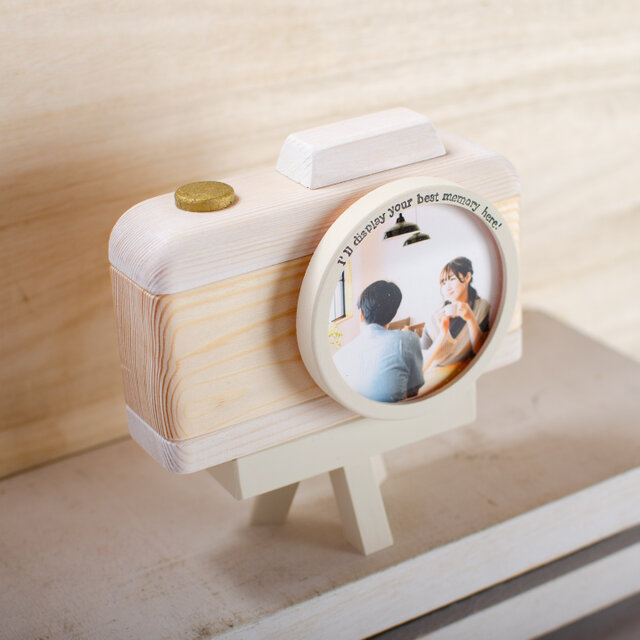 【実家を出るあなたへ】カメラ型フォトフレーム｜家族との思い出を形に｜結婚祝い・新生活ギフト