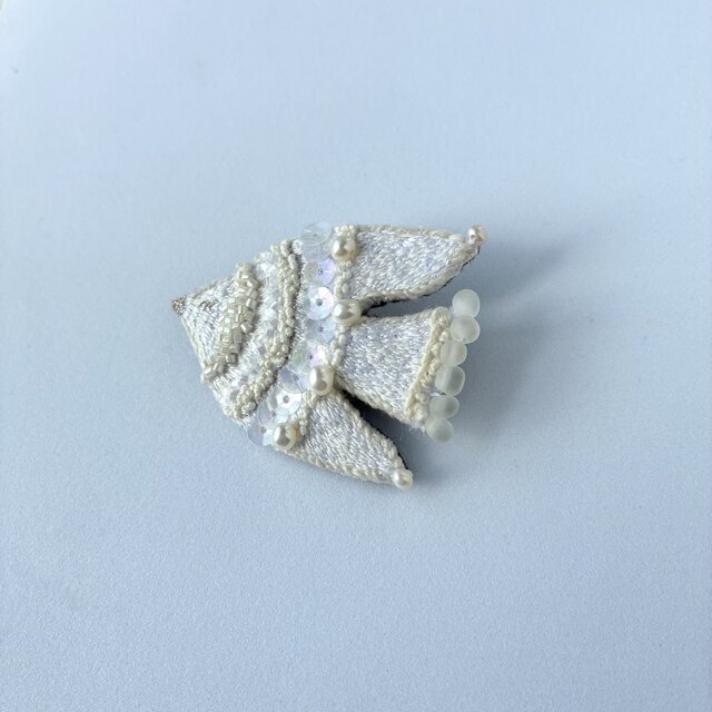 milky white bird