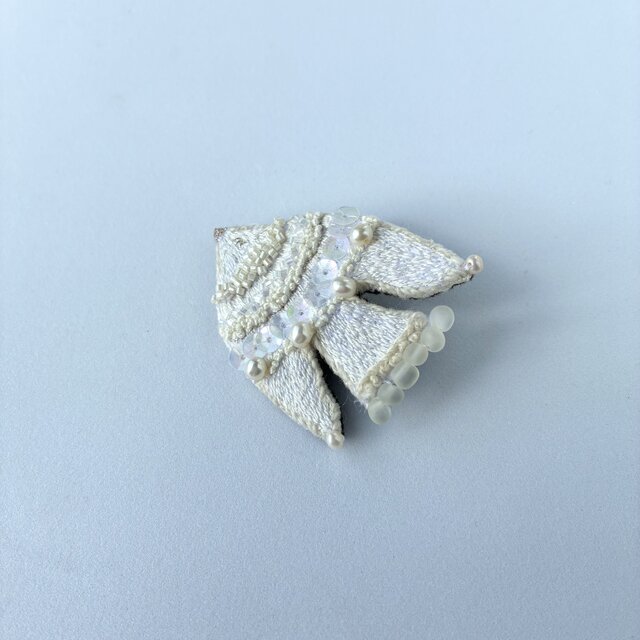 milky white bird