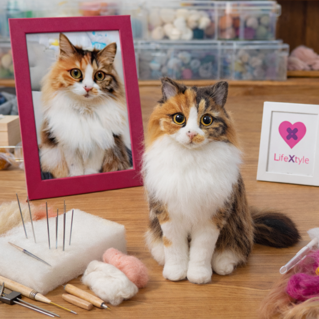 愛猫の形見に 羊毛フェルト オーダーメイド｜世界に一つの贈り物