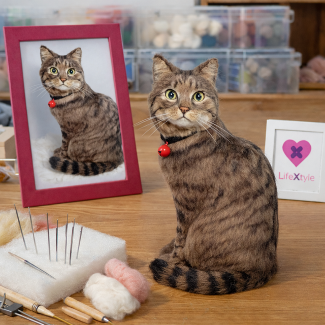 愛猫の形見に 羊毛フェルト オーダーメイド｜世界に一つの贈り物