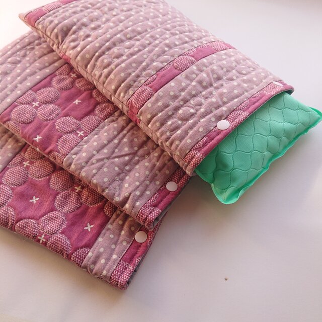 アイスノン カバー 梅紫×梅鼠×生成　ピンク系