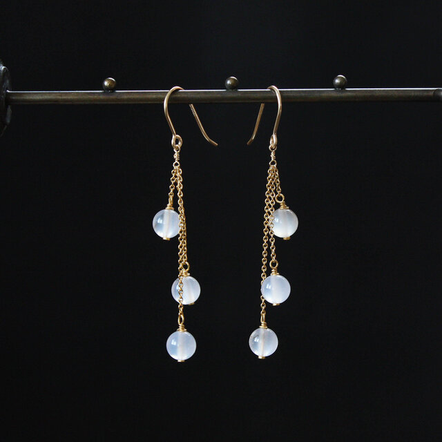 No. 853 デンドライトアゲートのピアス