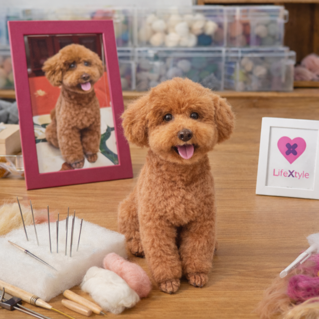 愛犬 思い出保存 羊毛フェルト｜写真再現 オーダーメイド | iichi 日々