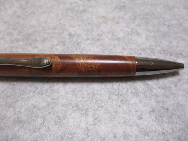 タブノキ 金蘭杢 キヌカオイル仕上げ 回転式ロングパトリオット