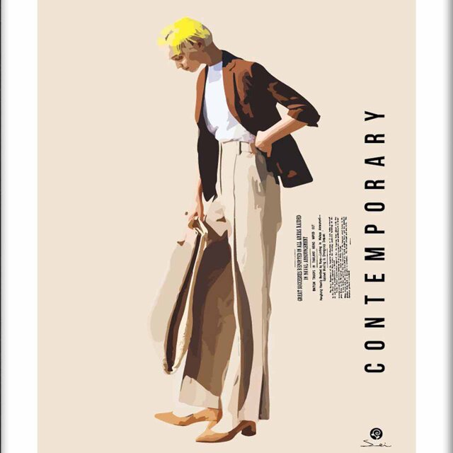 CONTEMPORARY　送料無料　イラスト　アート　ポスター　アートポスター　A4〜A0　sei検索　3410