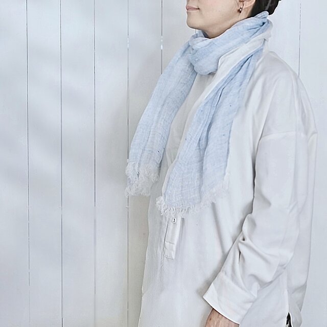 ネモフィラの花*3WAY春ストール