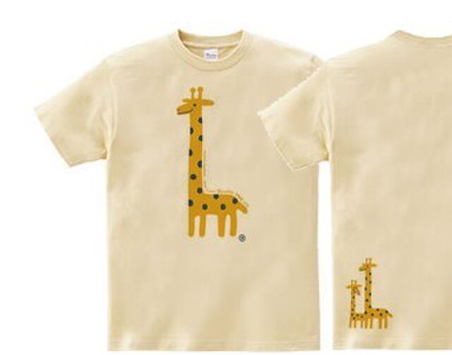 giraffe☆キリン Tシャツ【受注生産品】の画像1枚目