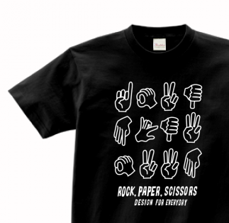 WOLD RPS 世界ジャンケン 150.160.(女性M.L) S~XL Tシャツ【受注生産品】の画像1枚目