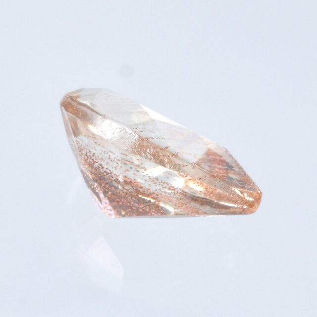 オレゴンサンストーン　ルース　ペンタゴンカット オレゴンサンストーン ラウンドカット アメリカ産 1.18ct