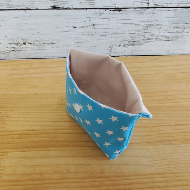 星柄の小さなポーチ | iichi 日々の暮らしを心地よくするハンドメイド