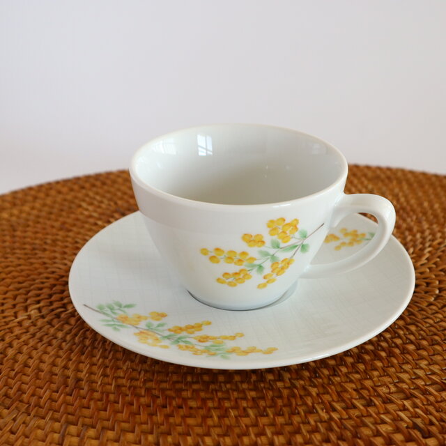 ミモザのカップ&ソーサー