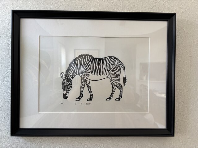 作品　工作　情報社会を駆け抜けるシマウマ グラントシマウマ：Grant's Zebra（紙工作キット） | KeiCraft Onlin