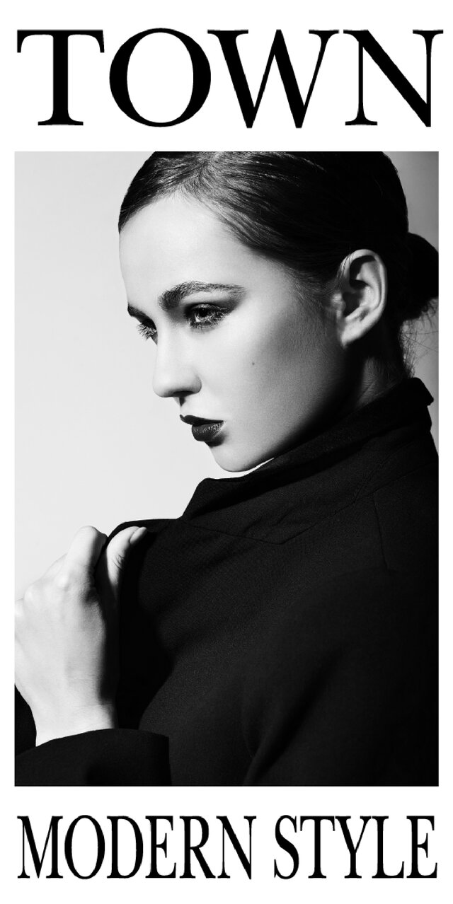 オーダー無料 壁掛け】ファッション モデル モード 洋服 オシャレ 店舗