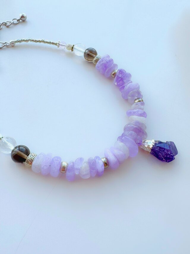 Amethyst＊Lavender amethyst ネックレス