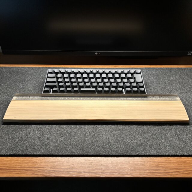 HHKB アームレスト パームレスト リストレスト 100％ キーボード 木製