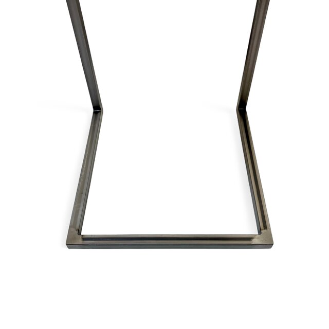 サイドテーブル アイアン 無垢材 木製 一枚板 コの字 おしゃれ