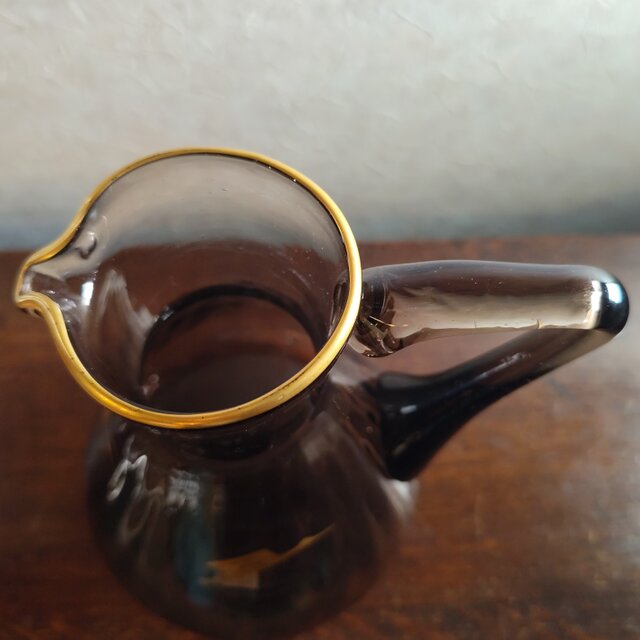 フランス アンティーク　ピッチャー フランス製アンティークピューターピッチャー重厚感あり