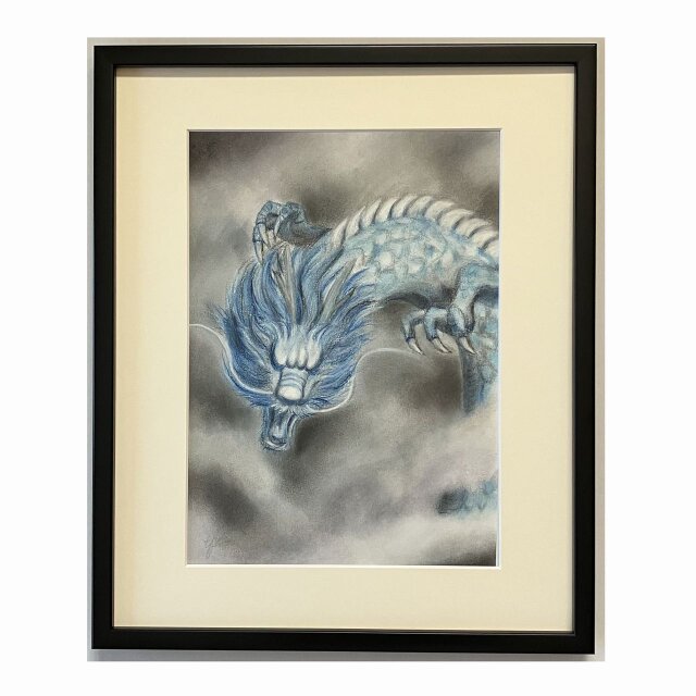 蒼龍（パステル画・原画）　4号