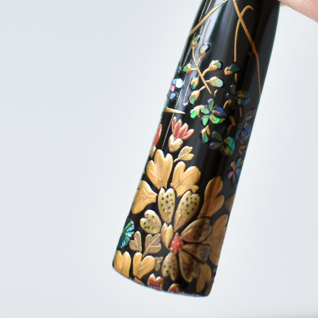 ヴィンテージリメイク】鼈甲草花蒔絵ペンダント | iichi 日々の暮らし