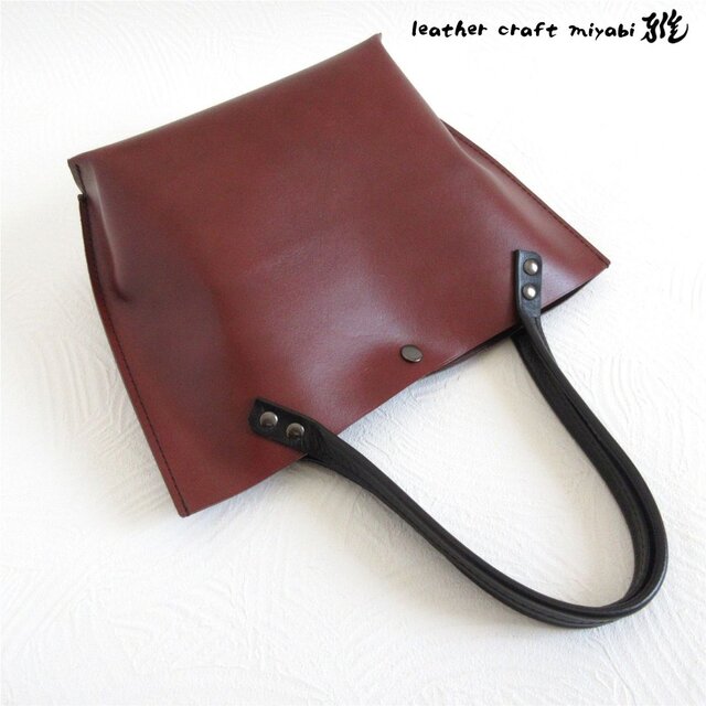 NEWライン♪《牛革》ロングハンドル・底マチワイド・一枚革のミニトート・0604