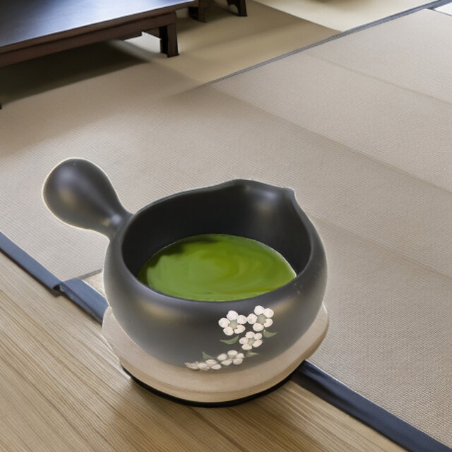 抹茶急須　玉光作【常滑焼】