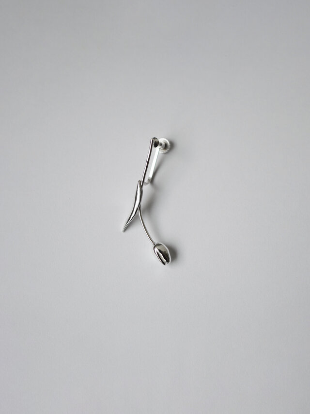 tulip earring (silver)