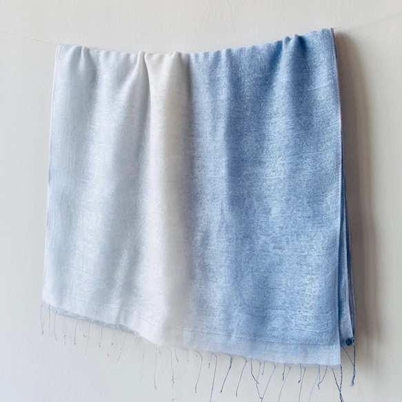 シルクのダブルスヌード◇ハンドメイド シルクのダブルスヌード◇ハンドメイド