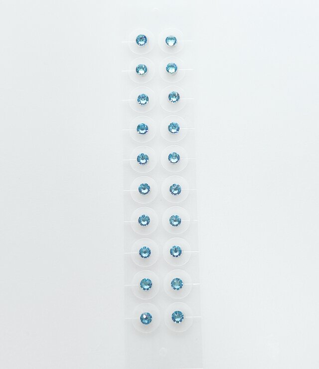 【スワロフスキー正規品】耳つぼジュエリー20粒(アクアマリン)