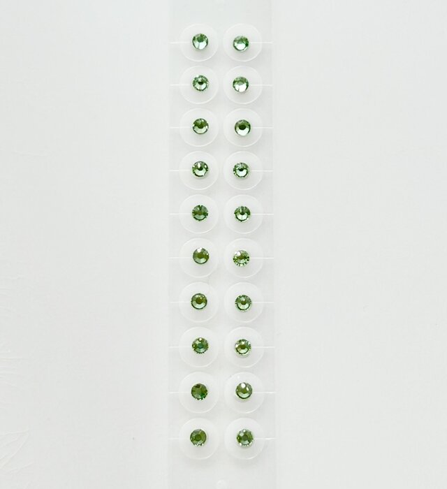 【スワロフスキー正規品】耳つぼジュエリー20粒(ペリドット)