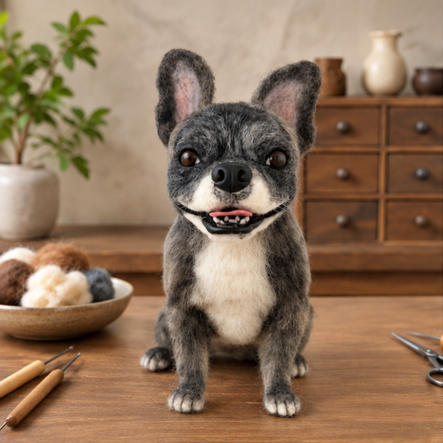ヨークシャーテリア 羊毛フェルト｜写真から作る 愛犬ドール | iichi