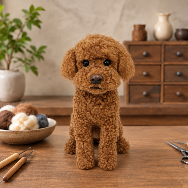 ヨークシャーテリア 羊毛フェルト｜写真から作る 愛犬ドール | iichi