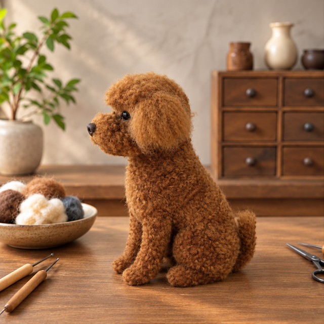 ヨークシャーテリア 羊毛フェルト｜写真から作る 愛犬ドール | iichi