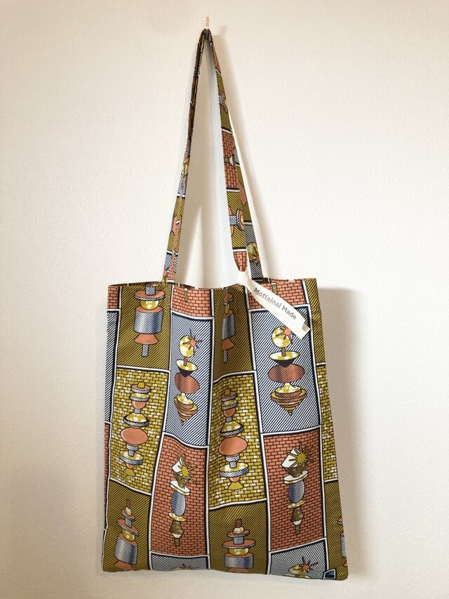 Tote bag　L　-brick-