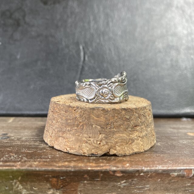 ハンドメイドリングno.6 シルバーアクセサリー　スプーンリング　手作り指輪