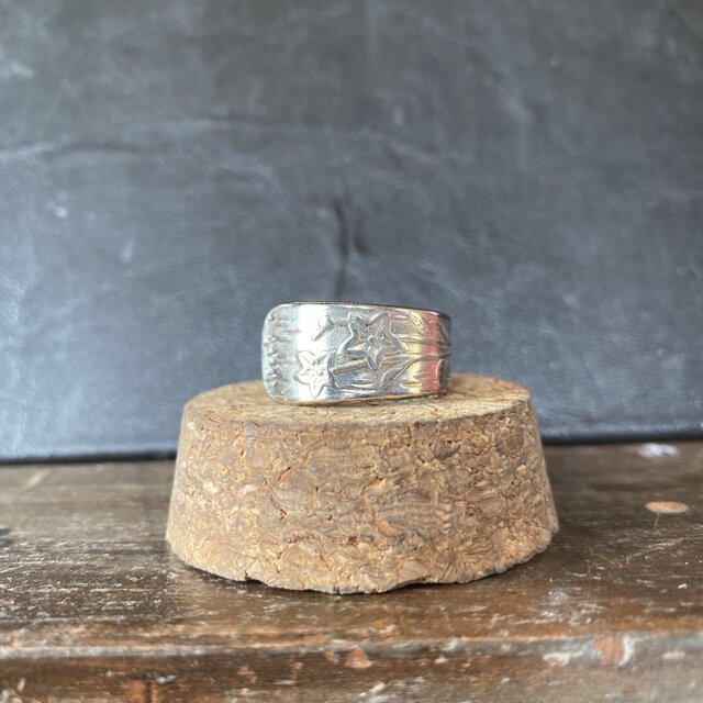 ハンドメイドリングno.20 シルバーアクセサリー　スプーンリング　手作り指輪