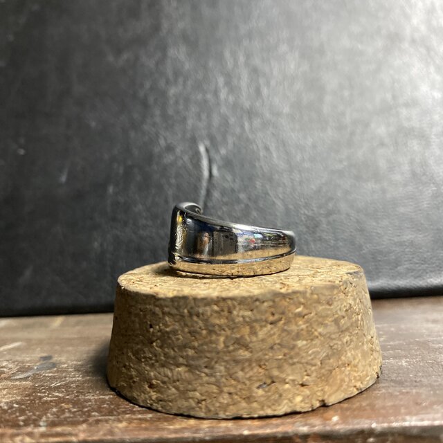 ハンドメイドリングno.43 シルバーアクセサリー スプーンリング 手作り