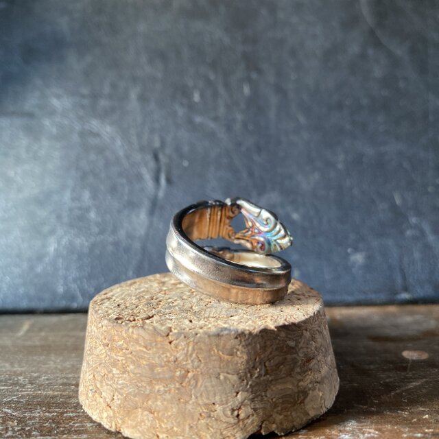 百貨店福袋 ハンドメイドリングno.68 シルバーアクセサリー スプーンリング アクセサリー