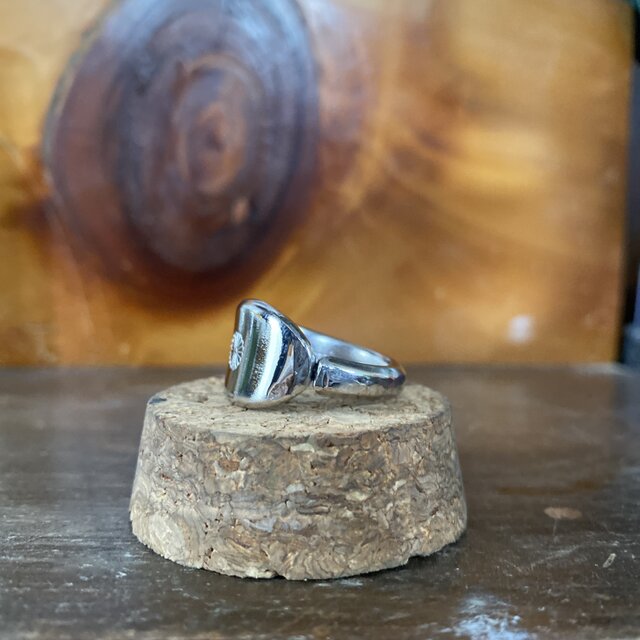 ハンドメイドリングno.90 シルバーアクセサリー スプーンリング 手作り
