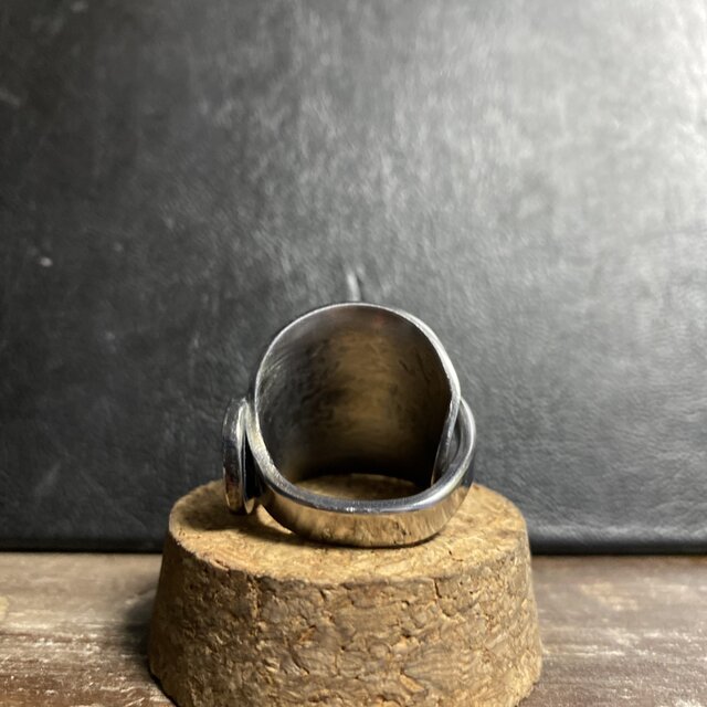 ハンドメイドリングno.99 シルバーアクセサリー スプーンリング 手作り
