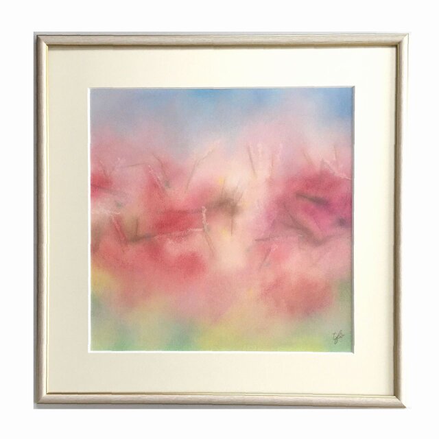 桃の節句（パステル画　原画）