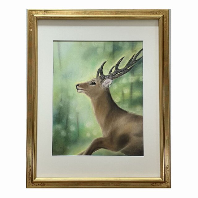 一期一会（パステル画・原画）　6号