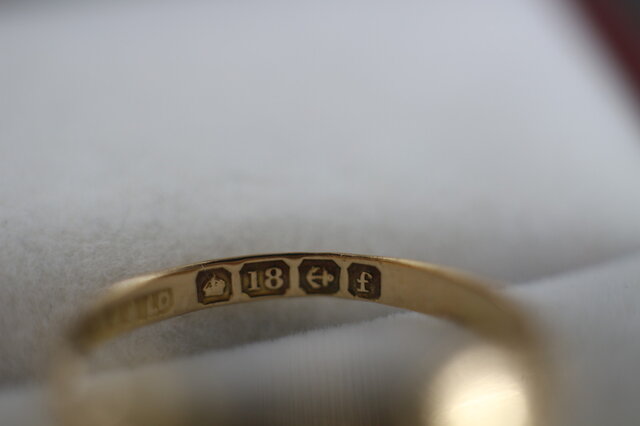 ゴールド リング 指輪 英国 1977年 オパール 375 宝石 鑑定書 J2 ビンテージ 英国 イギリス 1993年 天然ダイヤモンド ゴールド