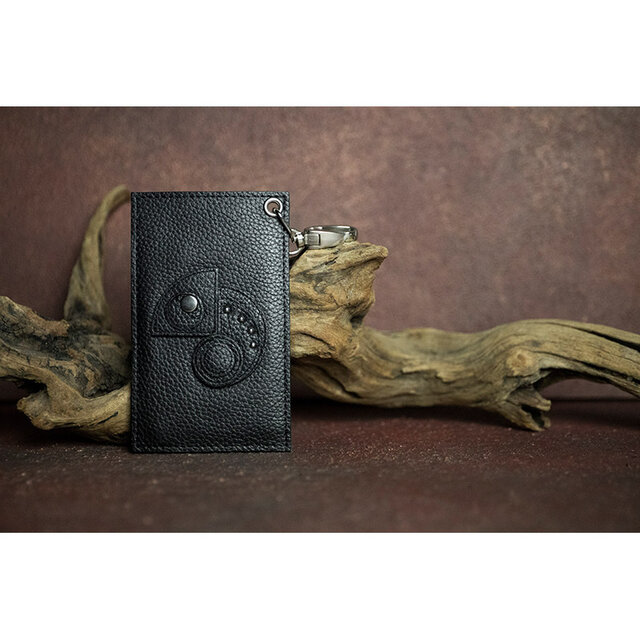 カメレオン デザイン / 本革 パスケース