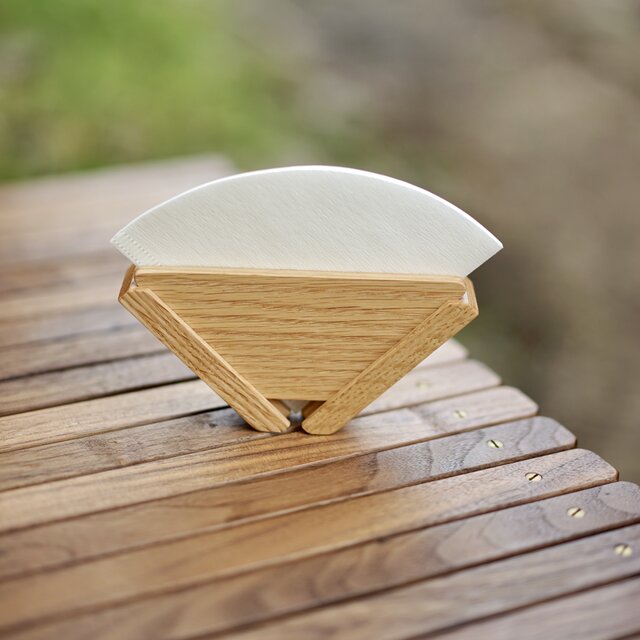 コーヒーフィルター ホルダー(１〜２杯用 レッドオーク）